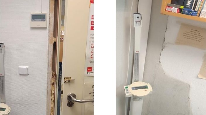 Instalaciones de los centros de salud de Malasaña