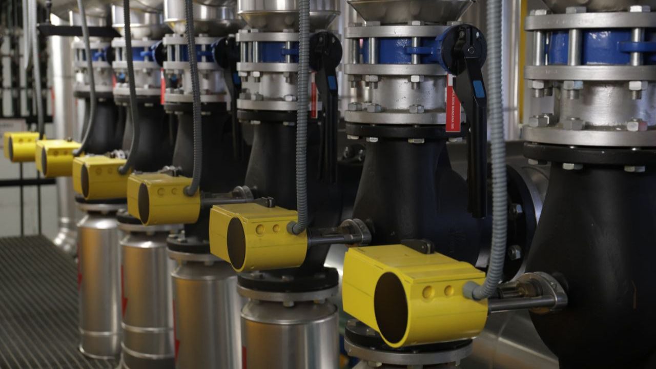 La torre de la Central Térmica de Orcasitas