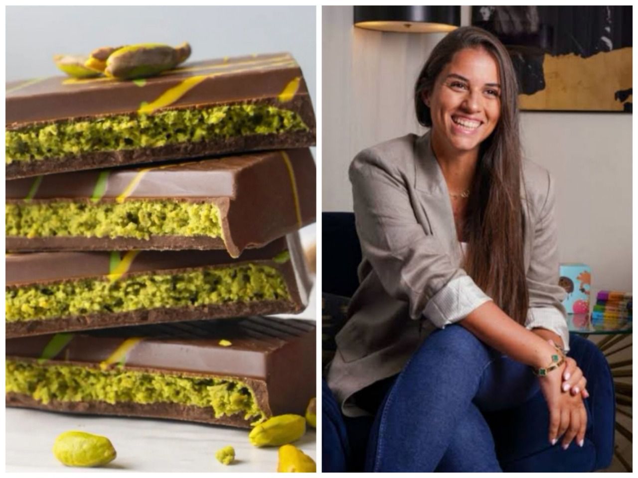 El chocolate de Dubai y su creadora Sarah Hamouda