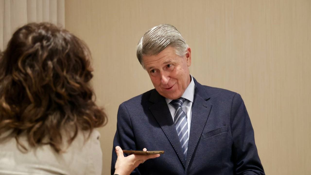 Rafael Sánchez de Puerta, en el transcurso de la entrevista con Madridiario