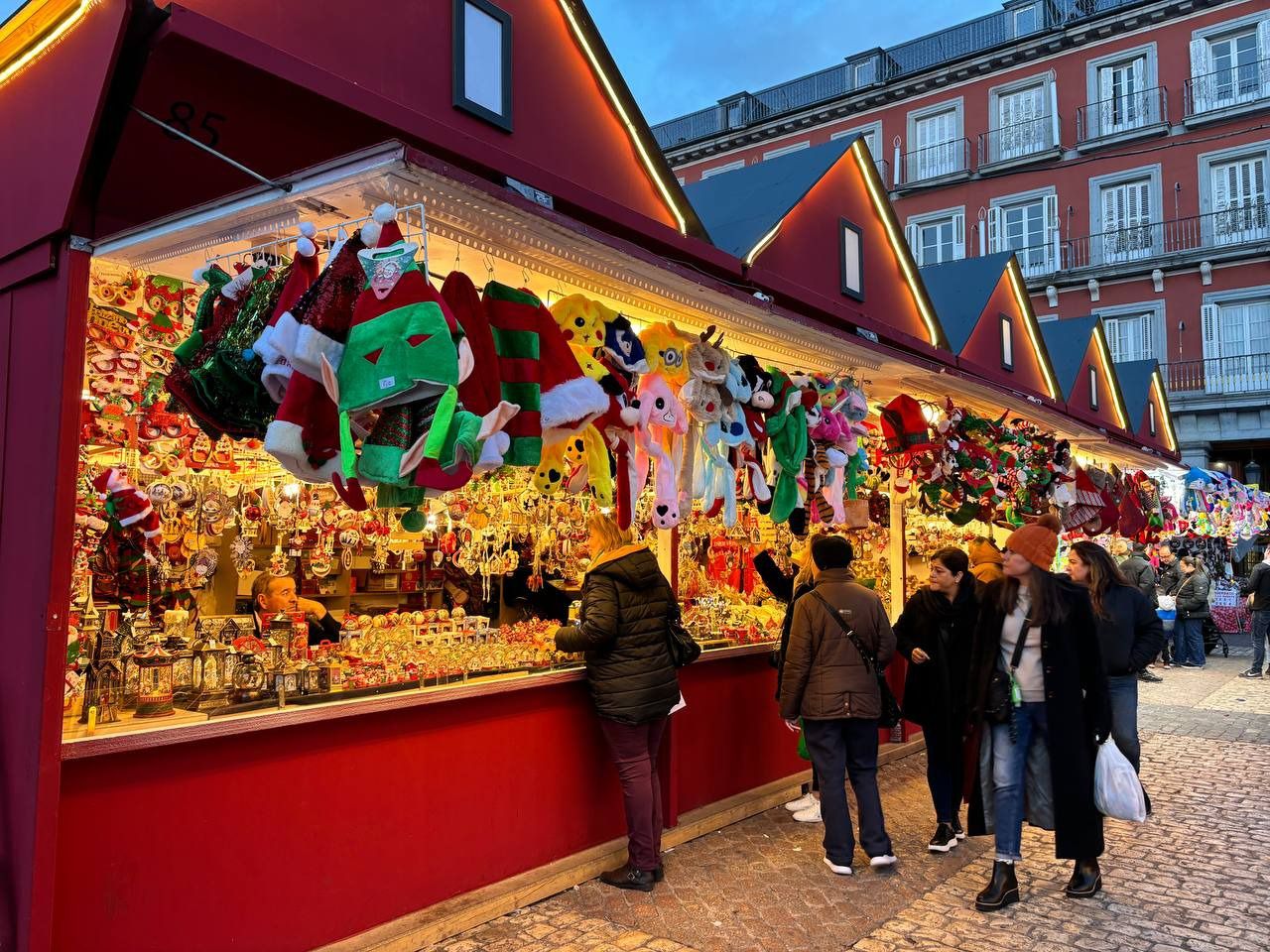 Mercadillo de la Plaza Mayor (Foto: Mónica González Boto)