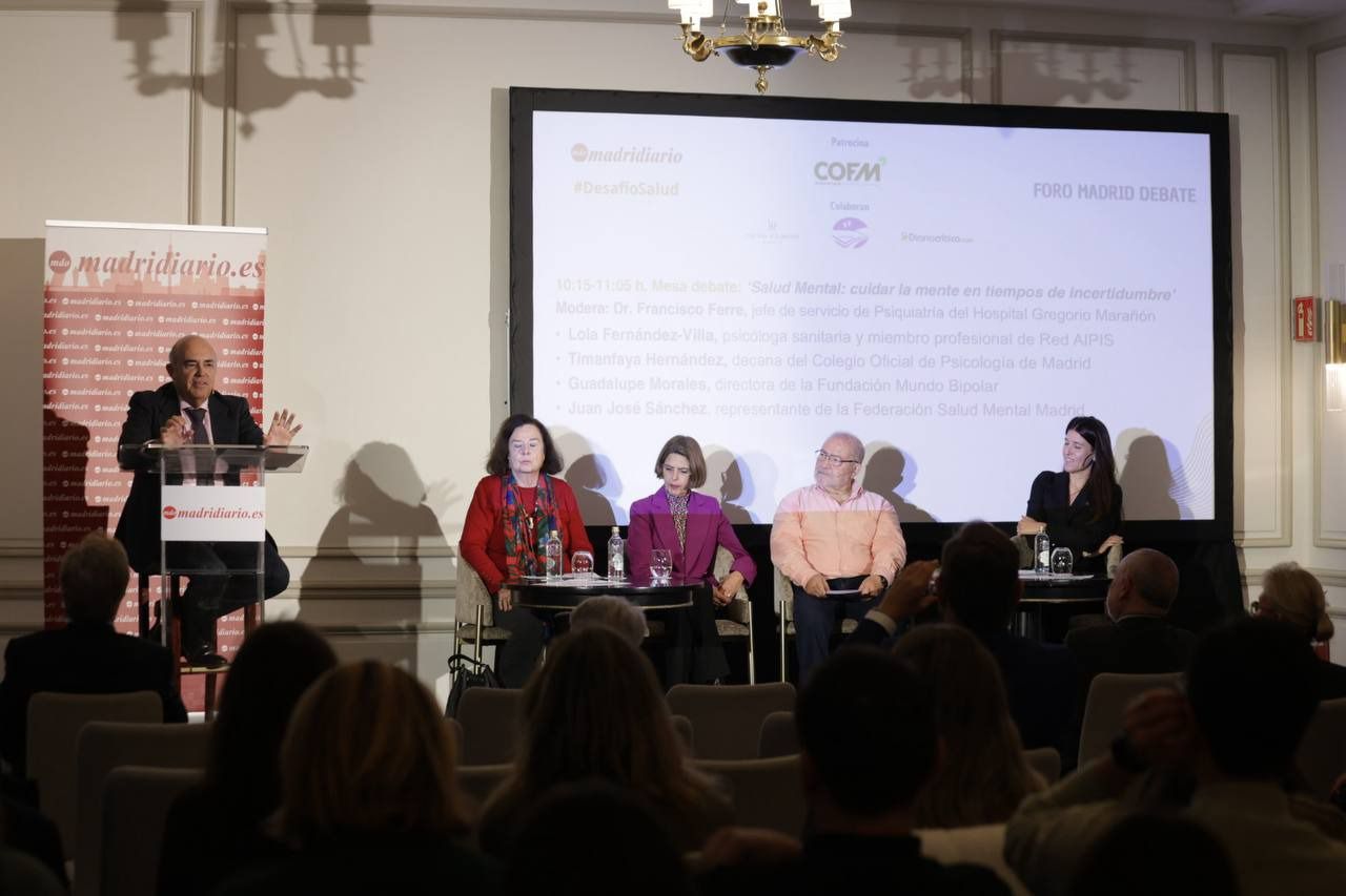 Mesa de debate 'Salud Mental: cuidar la mente en tiempos de incertidumbre' (Foto: Mónica González Boto)