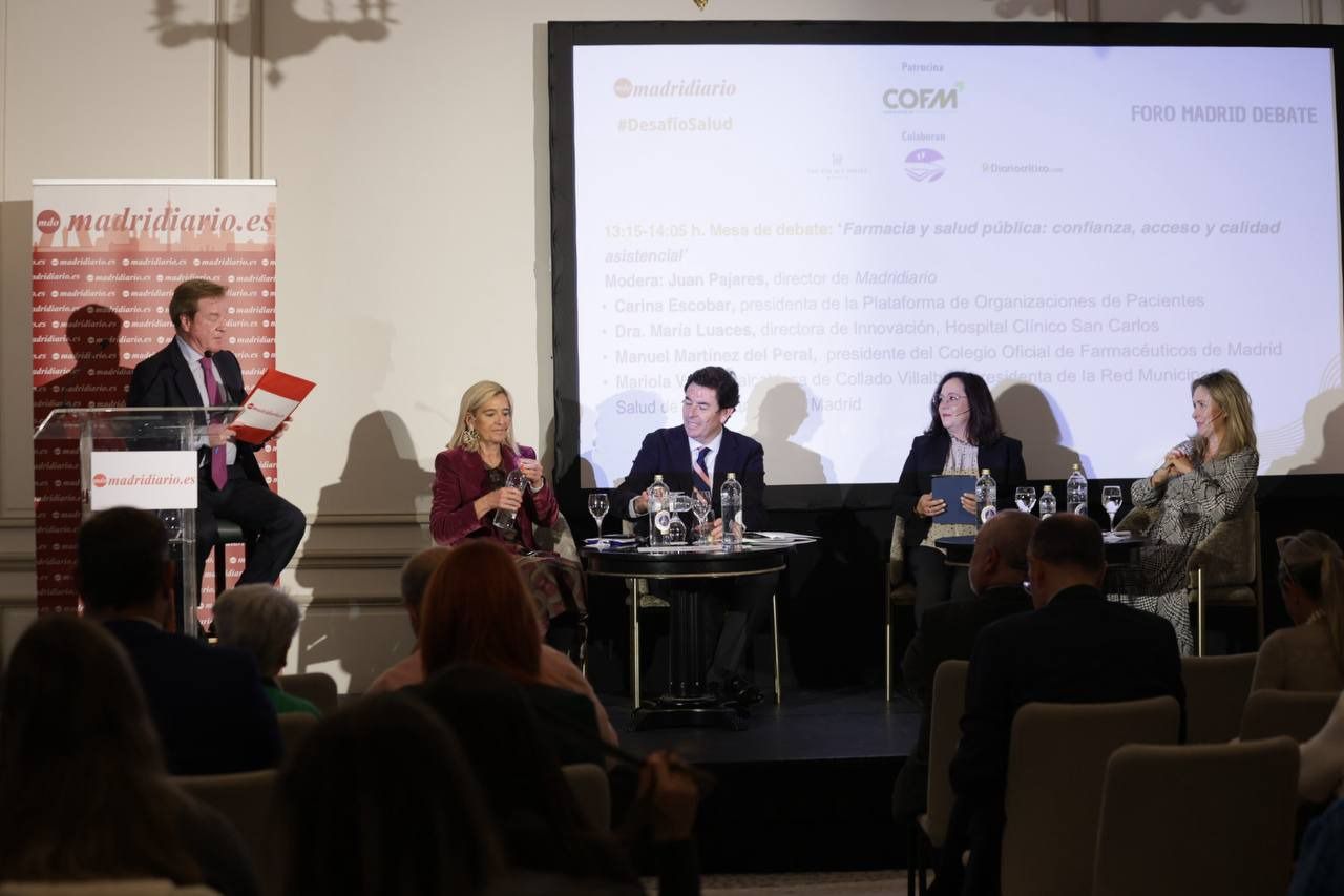 Mesa 'farmacia y salud pública: confianza, acceso y calidad asistencial' (Foto: Mónica González Boto)