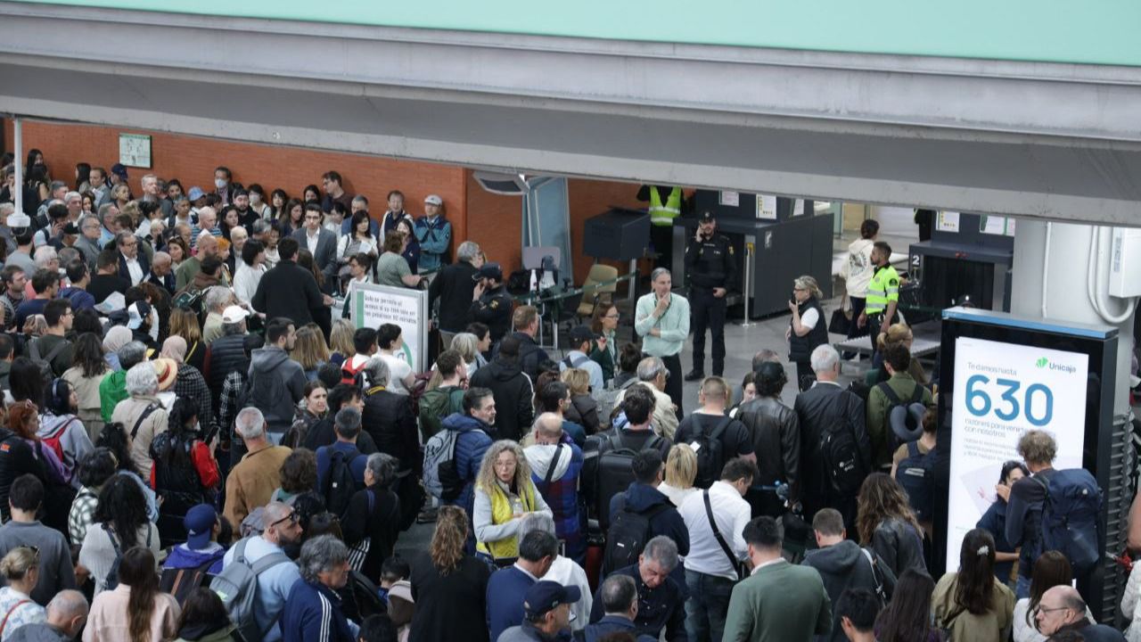La estación de Atocha el día del apagón
