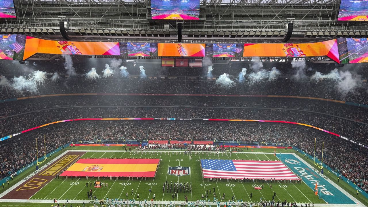 El Bernabéu acoge el Miami Dolphins vs Washington Commanders de NFL