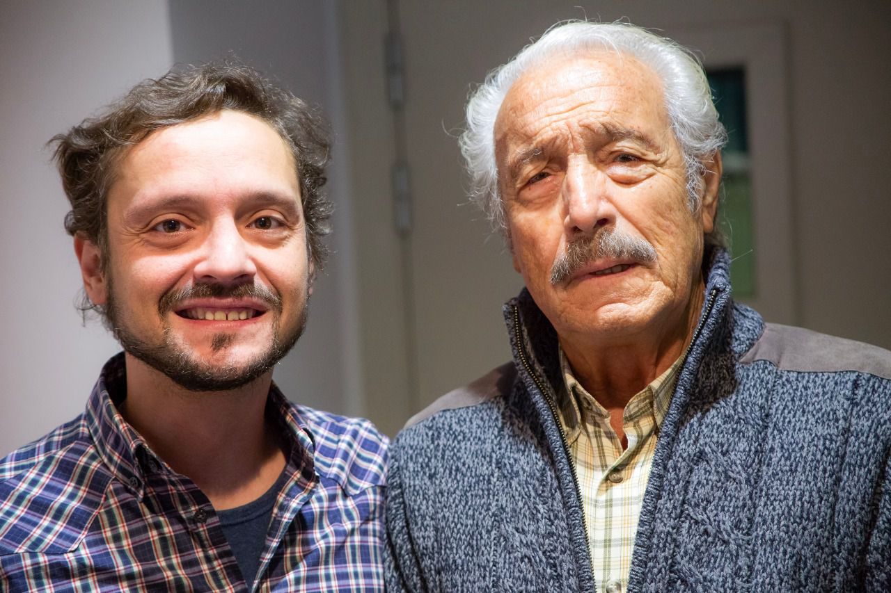 Manolo Zarzo con su hijo David (Foto: Antonio Castro)