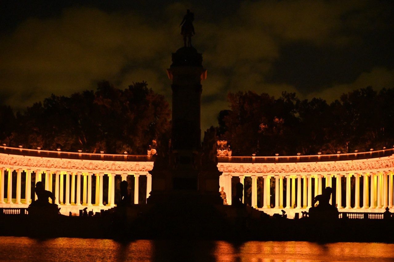 LuzMadrid en el Estanque del Retiro (Foto: Chema Barroso)