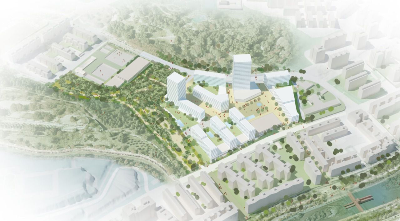 Render de cómo será el desarrollo urbano de Ermita del Santo (Foto: Ayuntamiento de Madrid)