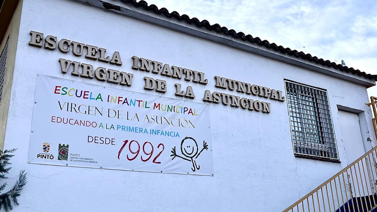 Fachada de la Escuela Infantil Municipal de Pinto.