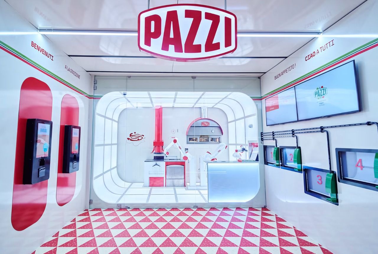 Modelo de local de Pazzi Pizza (Foto: Pazzi Pizza)