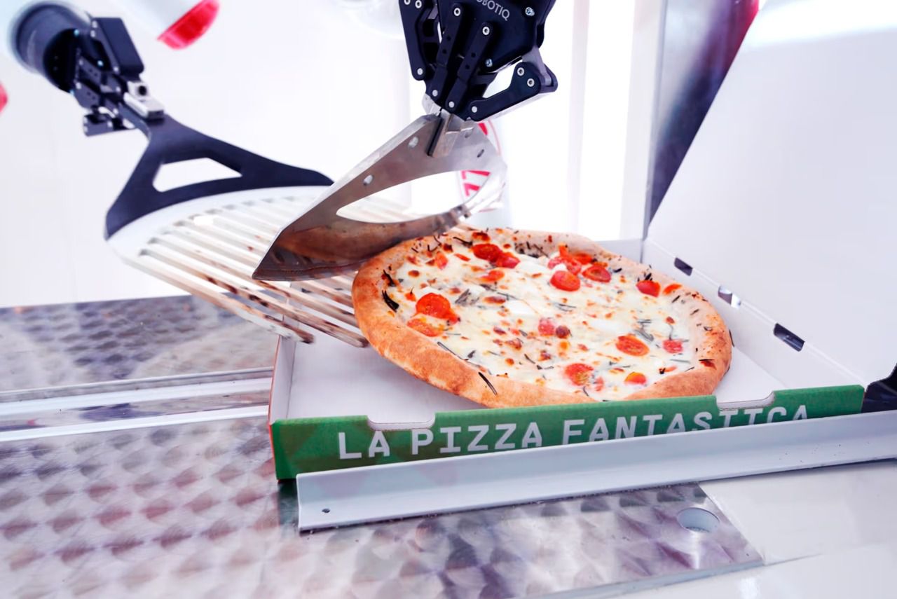 Robot de Pazzi Pizza (Foto Pazzi Pizza)