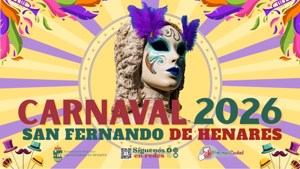 Cartel de Carnaval 2026 de San Fernando de Henares
