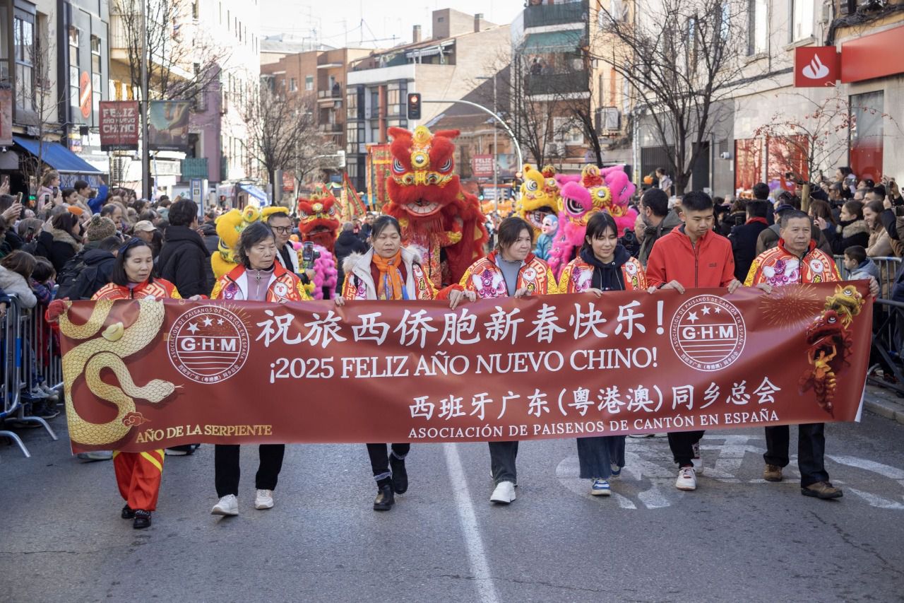 Desfile del Año Nuevo Chino en Madrid en 2025