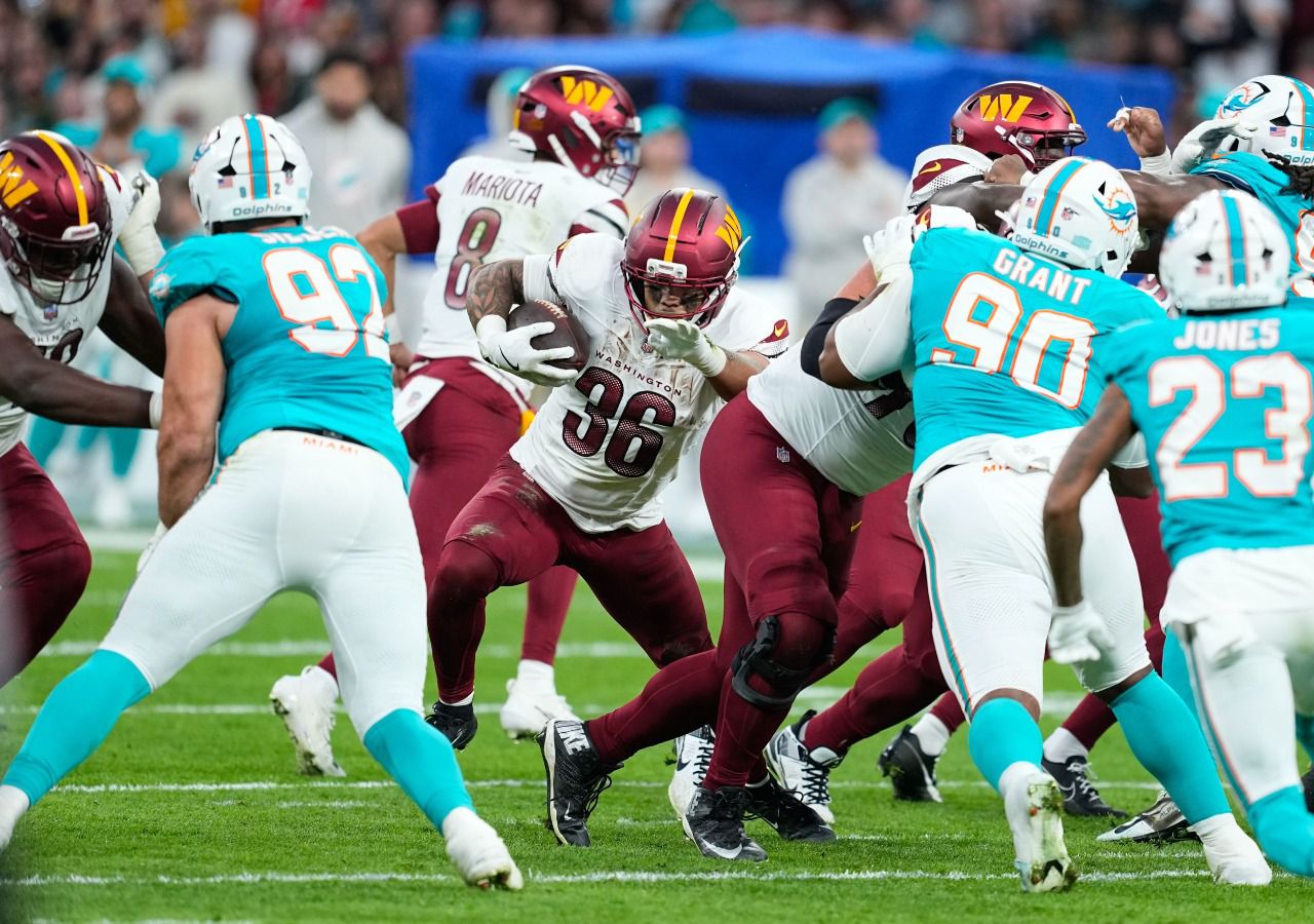 Imagen del primer partido de la NFL en España