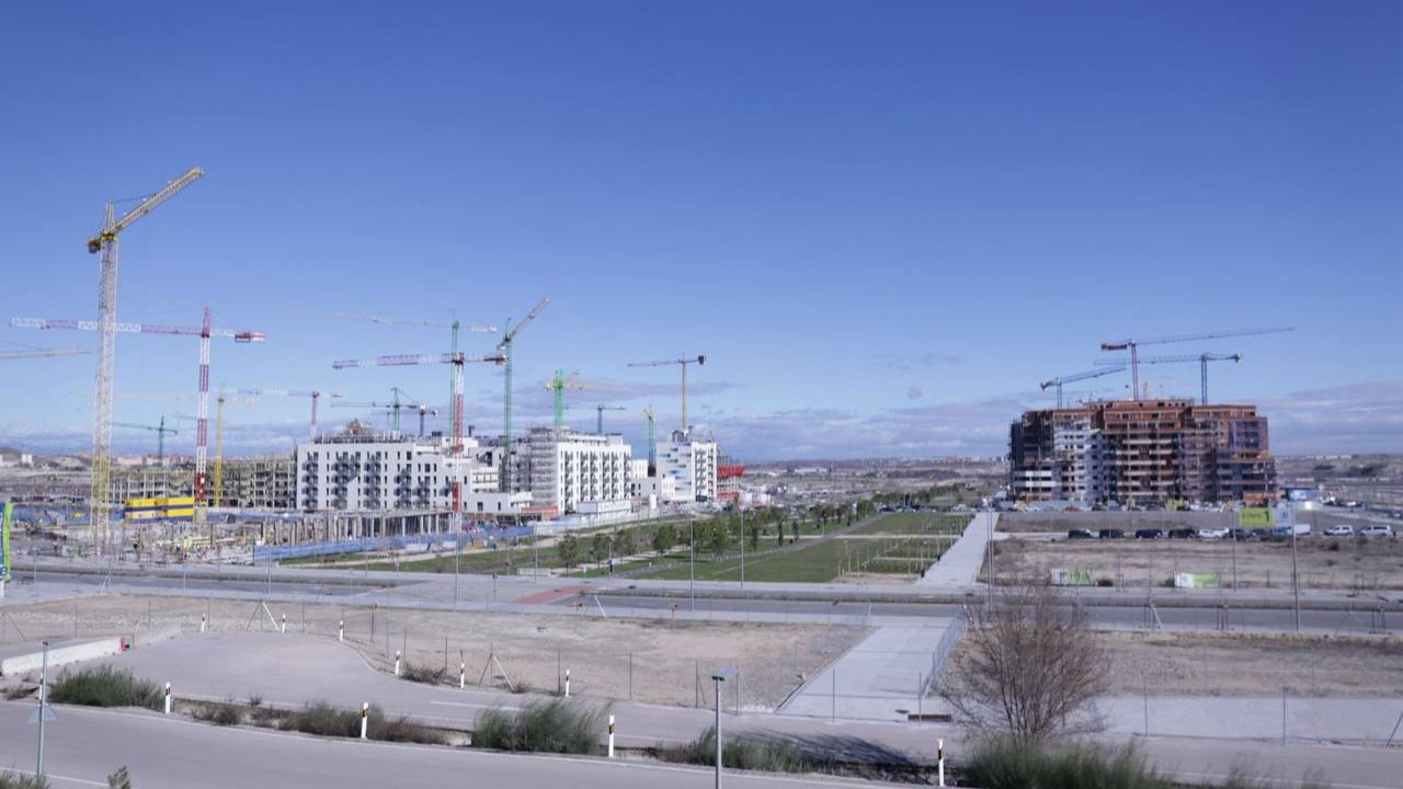 Construcción de viviendas en Los Berrocales