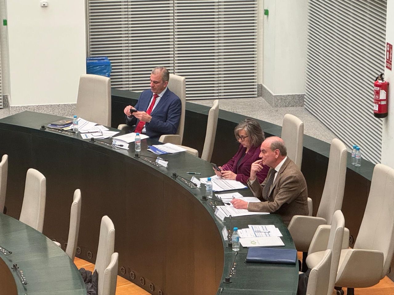 Ortega Smith, Arantxa Cabello y Martínez-Vidal.