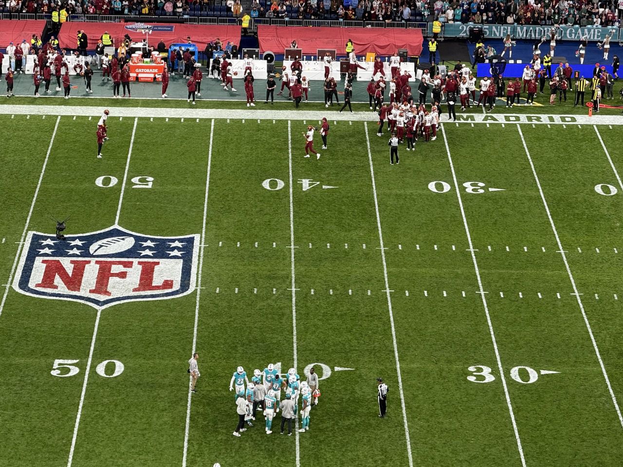 Partido de la NFL en el Bernabéu (Foto: MDO)