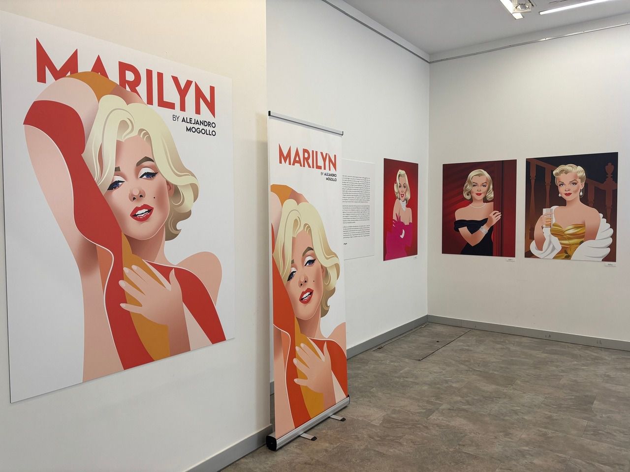 Exposición sobre Marilyn en la Junta municipal de Tetuán (Foto: Ayuntamiento de Madrid)