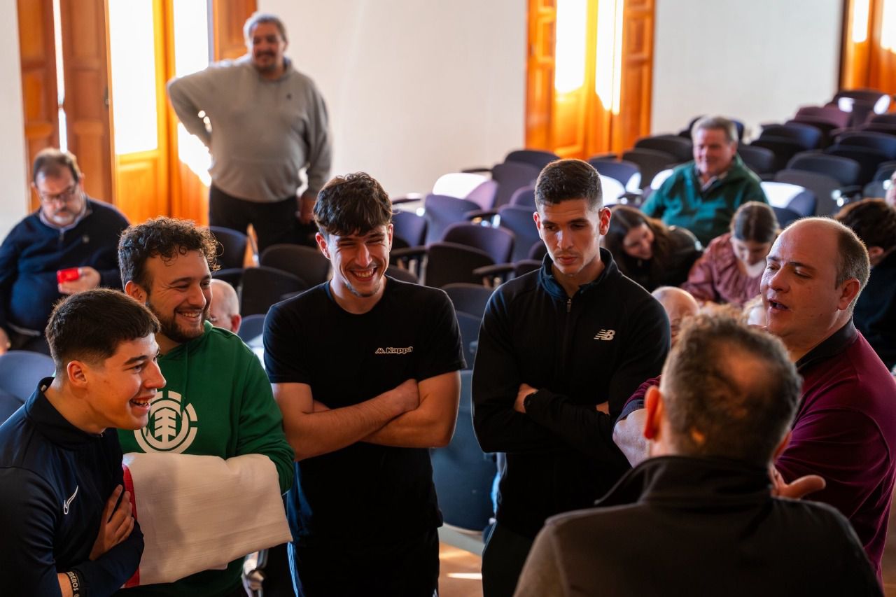 Vecinos Morata de Tajuña ensayando para la Pasión Viviente 2026