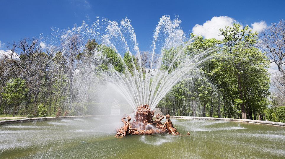 Fuente en el Palacio Real de la Granja (Foto: Patrimonio Nacional)
