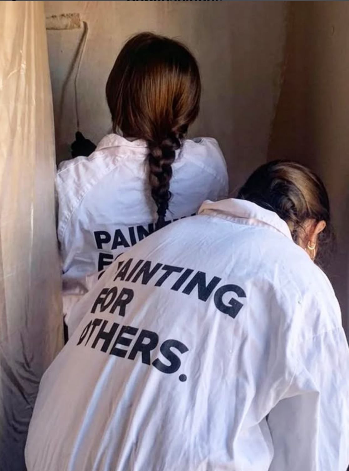 Voluntarias de 'Painting for Others' (Foto: Cooperación Internacional)