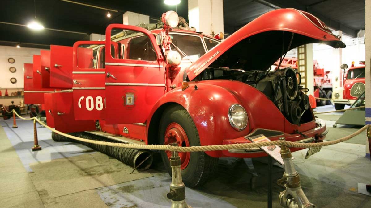 Vehículo histórico de Museo Municipal de Bomberos.