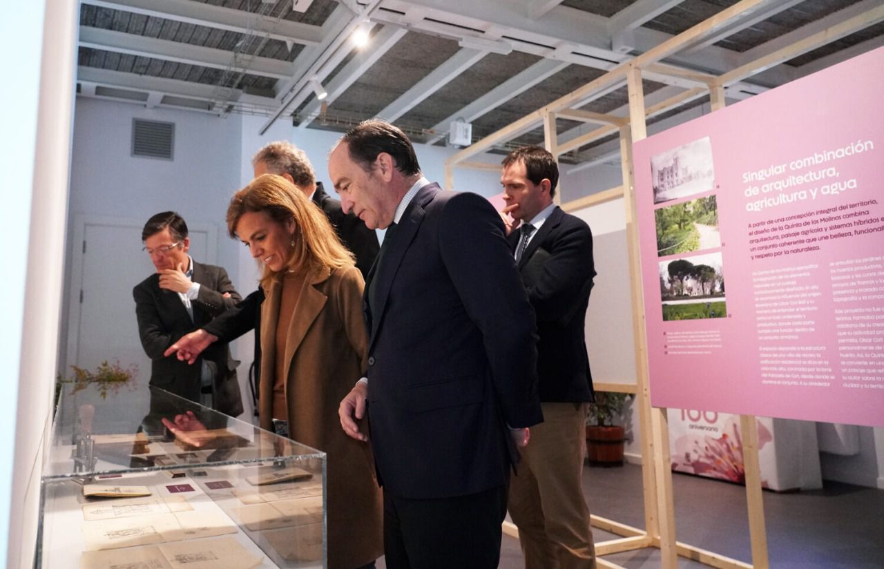 Exposición sobre el centenario de la Quinta de los Molinos (Foto: Ayuntamiento de Madrid)
