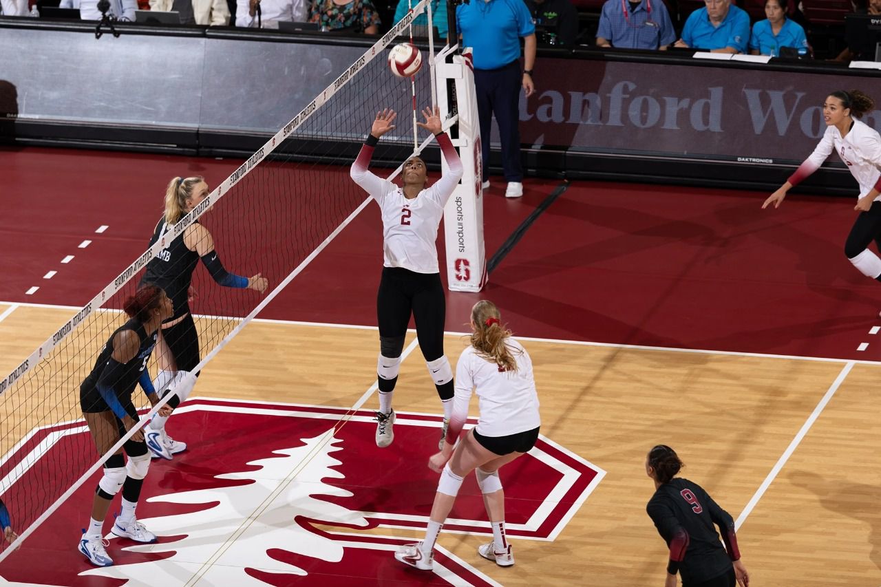 Partido de voleyball (Foto: Universidad de Stanford)