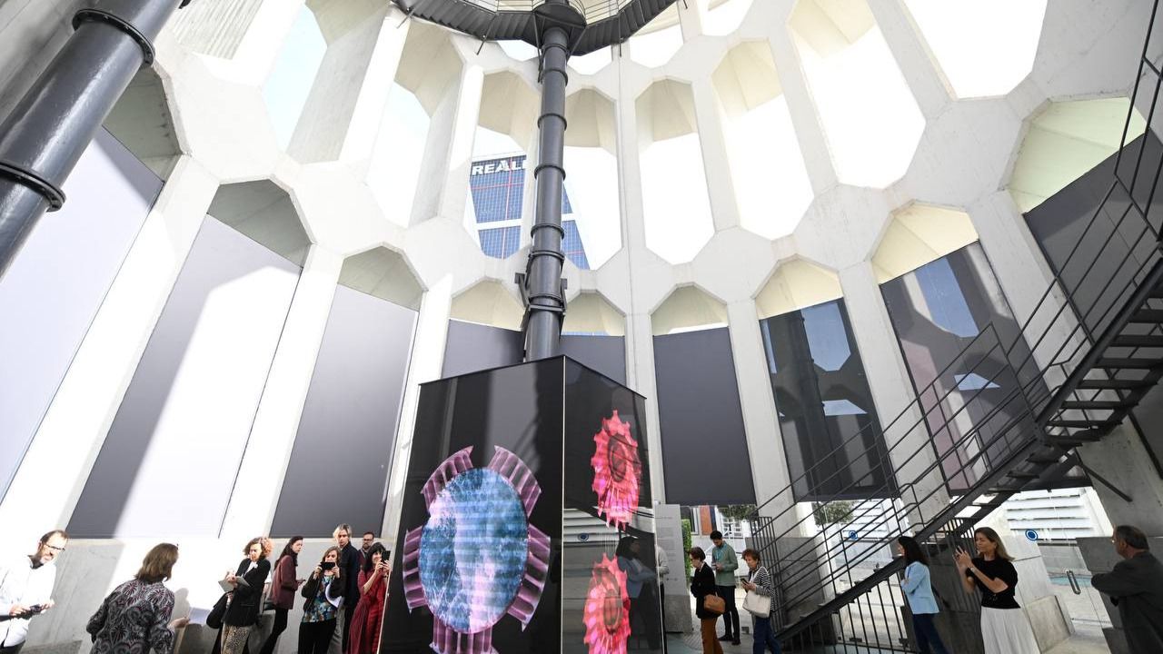 La videoinstalación en Fundación Canal