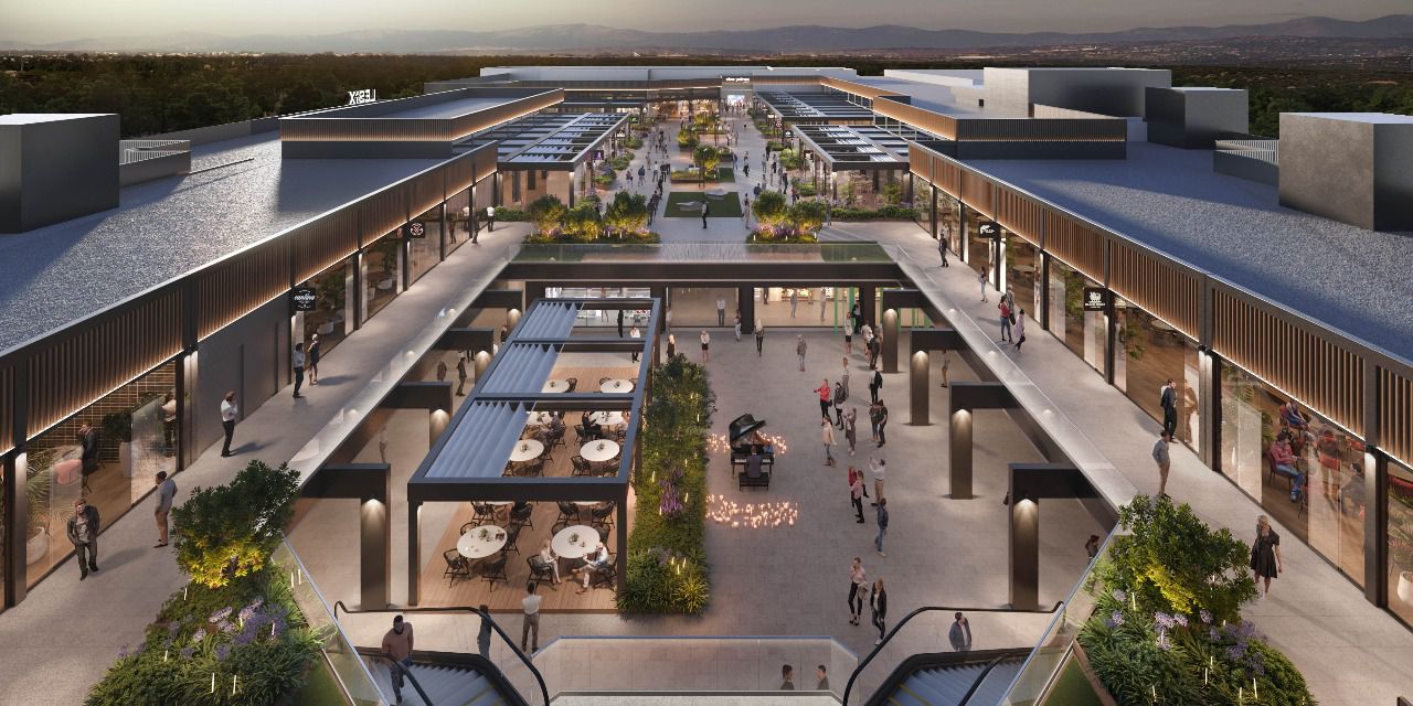 Recreación de la zona de hostelería en Lesix (Foto: Lesix)