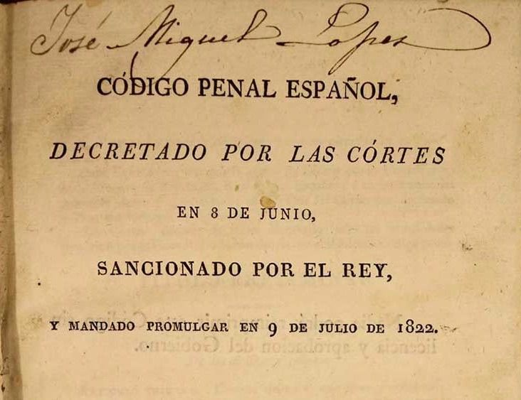 Código Penal de 1822