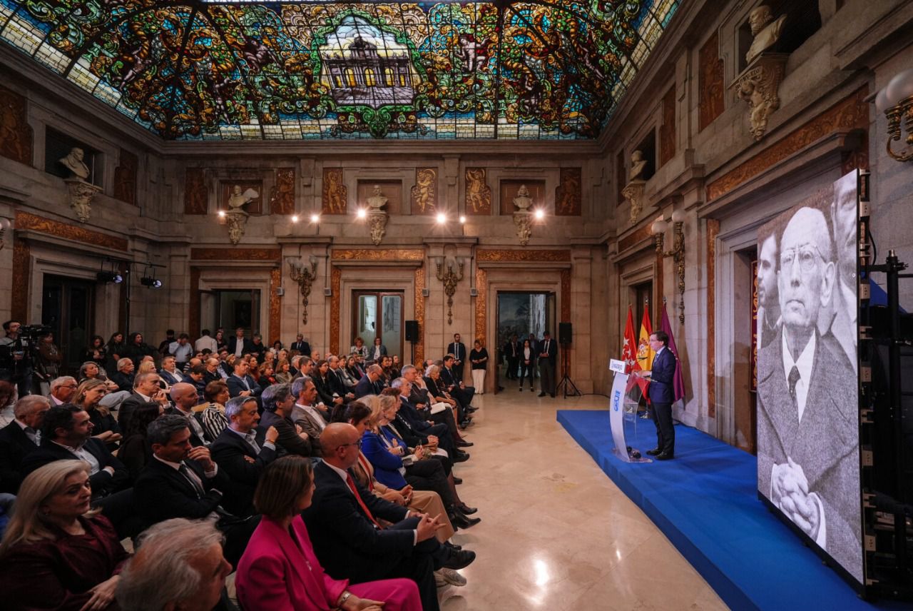 Homenaje en la casa de la Villa a Enrique Tierno Galván