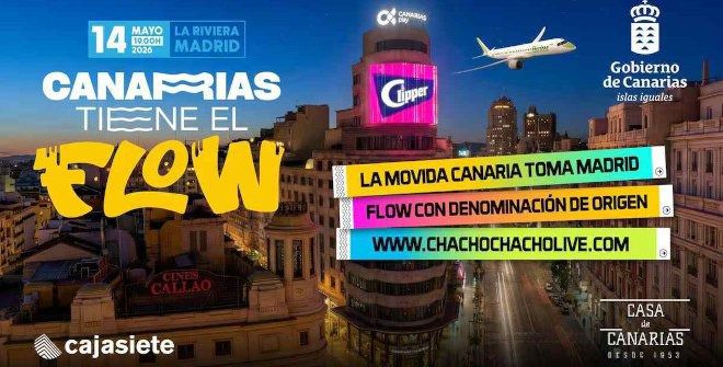Cartel del evento 'Canarias tiene el flow'