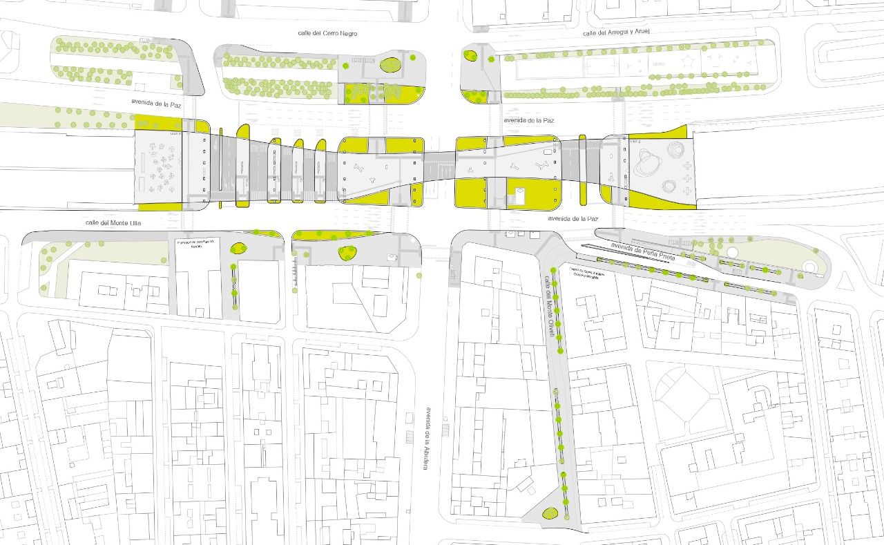 Plano del ámbito de actuación del proyecto (Foto: Ayuntamiento de Madrid)