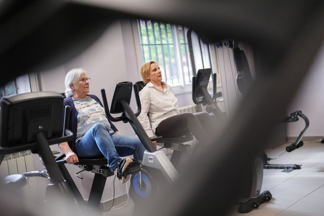 Espacio deportivo del Centro Municipal de Atención Integral Neurocognitiva. Foto: Ayuntamiento de Madrid.