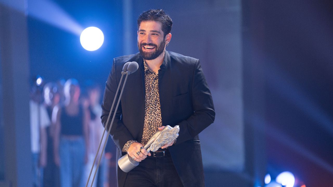 Adrián Salzedo, mejor intéprete de teatro musical. Foto Alba Muriel/Academia