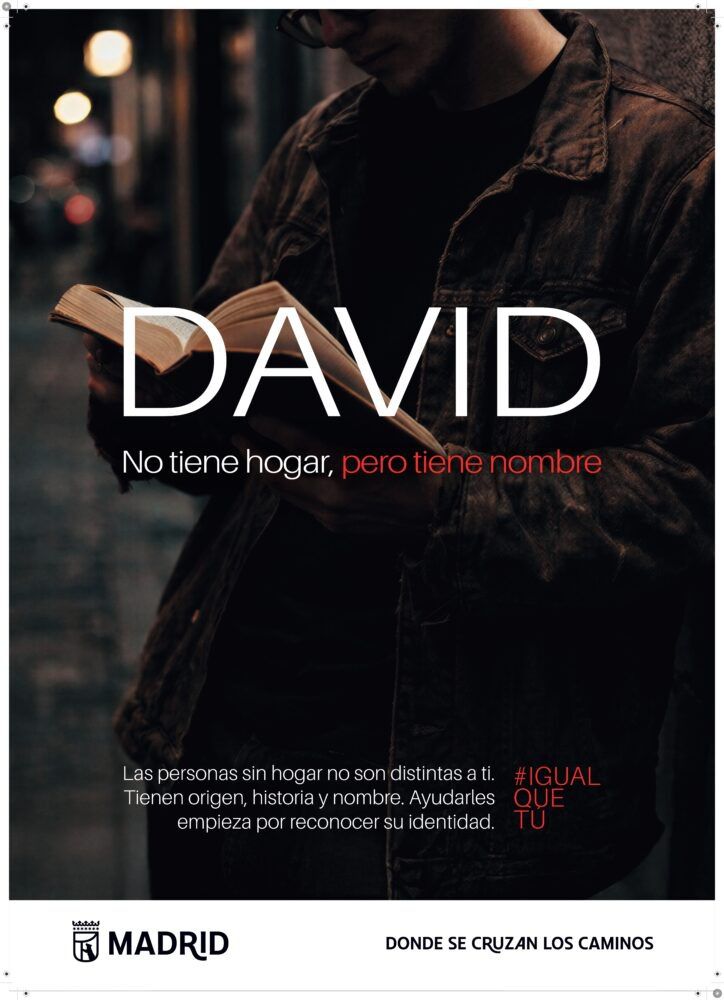Uno de los carteles de la campaña institucional (Ayuntamiento de Madrid