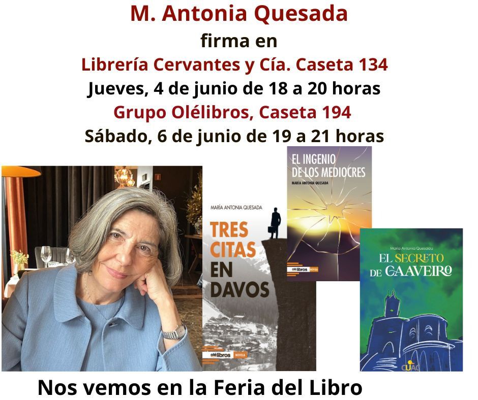 María Antonia Quesada en la Feria del Libro 2026