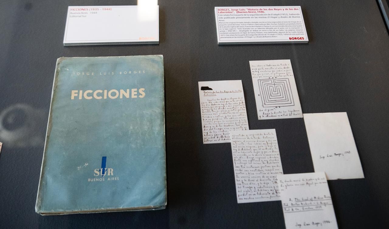 Exposiciones sobre Borges (Foto: Eduardo Diéguez)