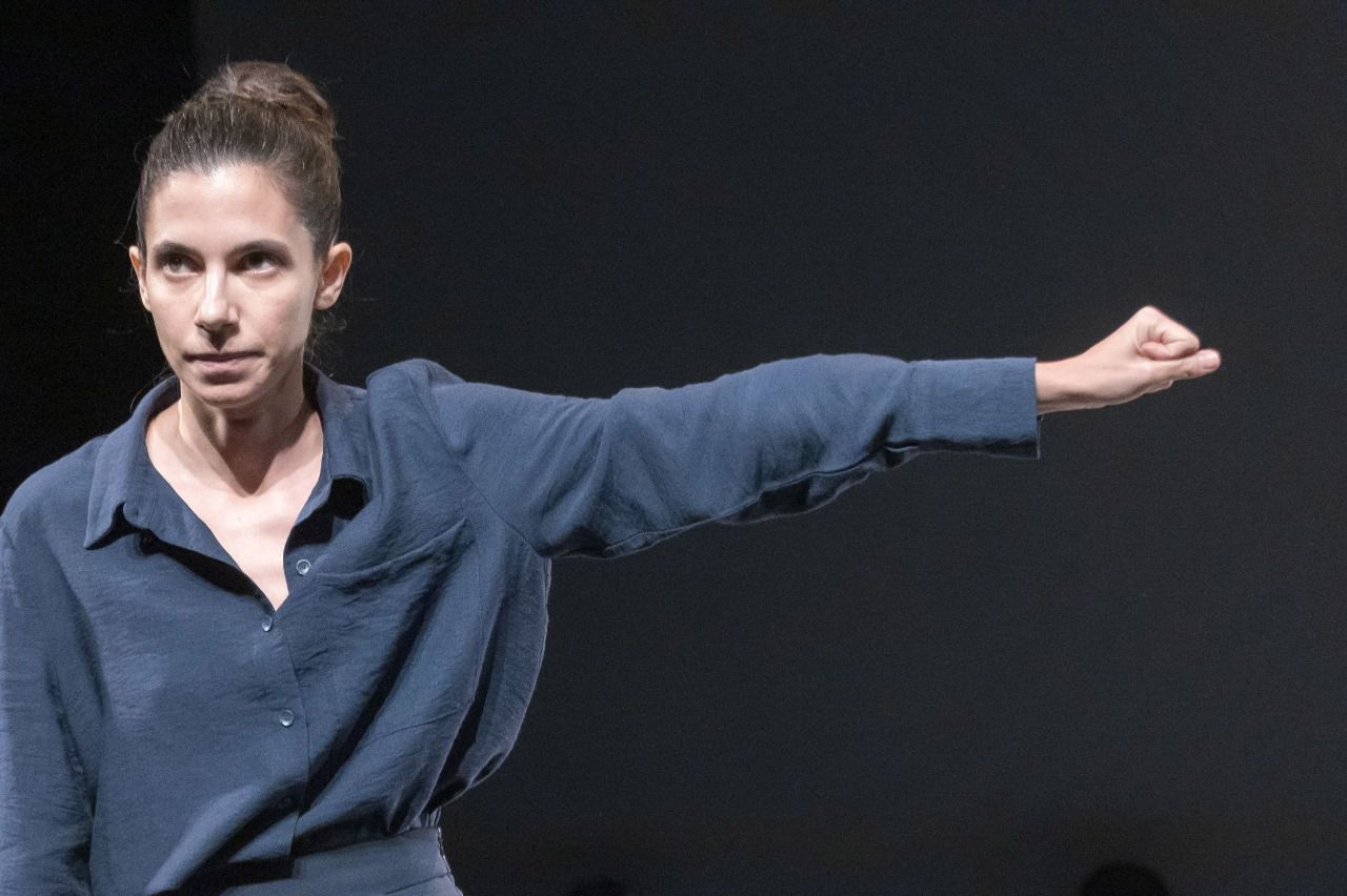 La actriz Natalia Huarte en 'Leonora' (Foto: Antonio Castro)