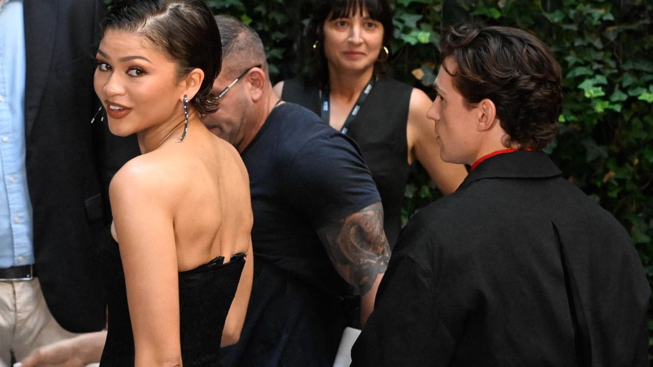 Tom Holland y Zendaya en su visita a Madrid
