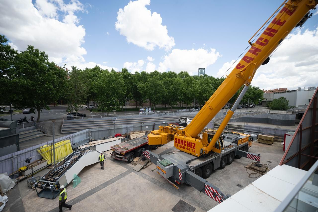 Obras en el Centro Comercial Madrid Sur