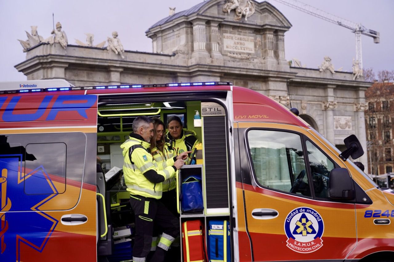 Ambulancia del Samur-Protección Civil. Foto: Ayuntamiento de Madrid