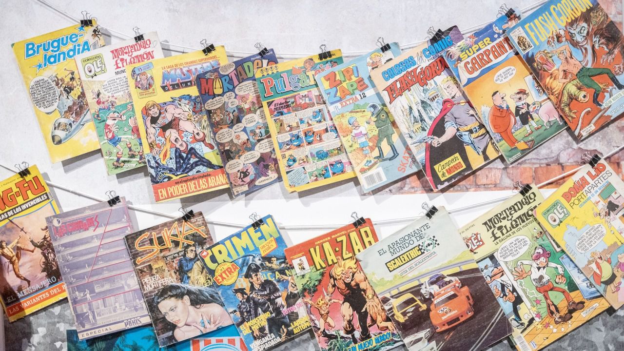 Revistas que pueden verse en la exposición 'Yo fui a la EGB'