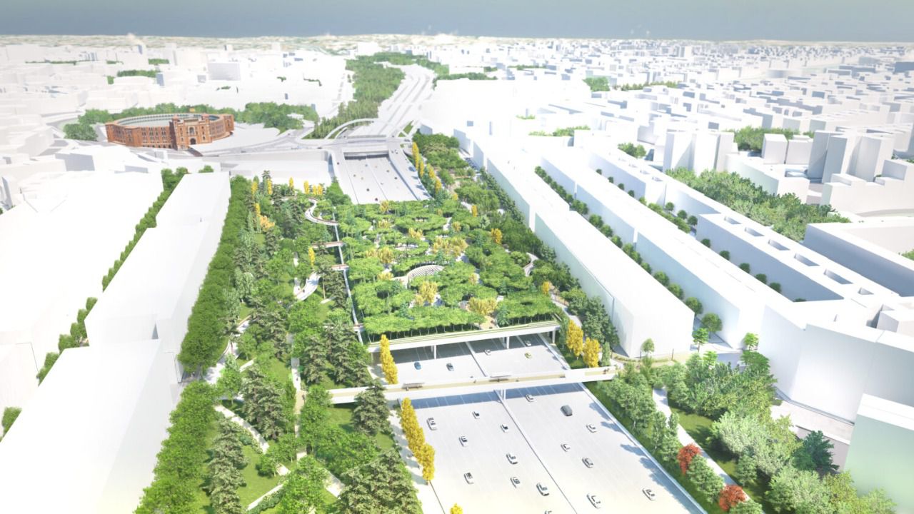 Recreación de Parque Ventas (Foto: Ayuntamiento de Madrid)