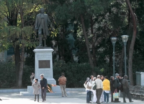 Estatua de Blas de Lezo en la plaza de Colón.