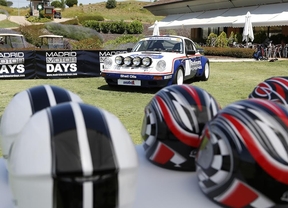 Para ambientar el acontecimiento, se exhibieron auténticas joyas como este Porsche que pilotó el campeón mundial, Henry Toivonen, en 1984
